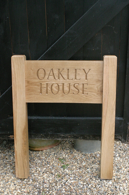 Oak House sign by Martin Cook